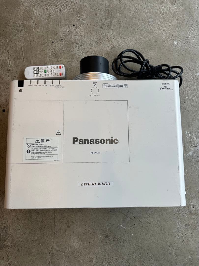 Panasonic プロジェクター PT-EW630リモコン付き