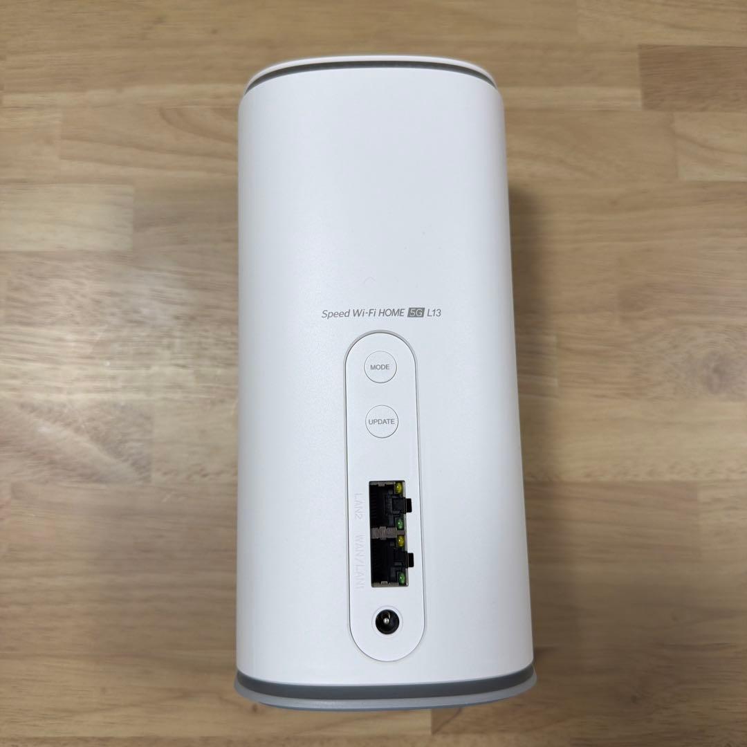 美品 Speed Wi-Fi  5G L13 ホワイト ルーター