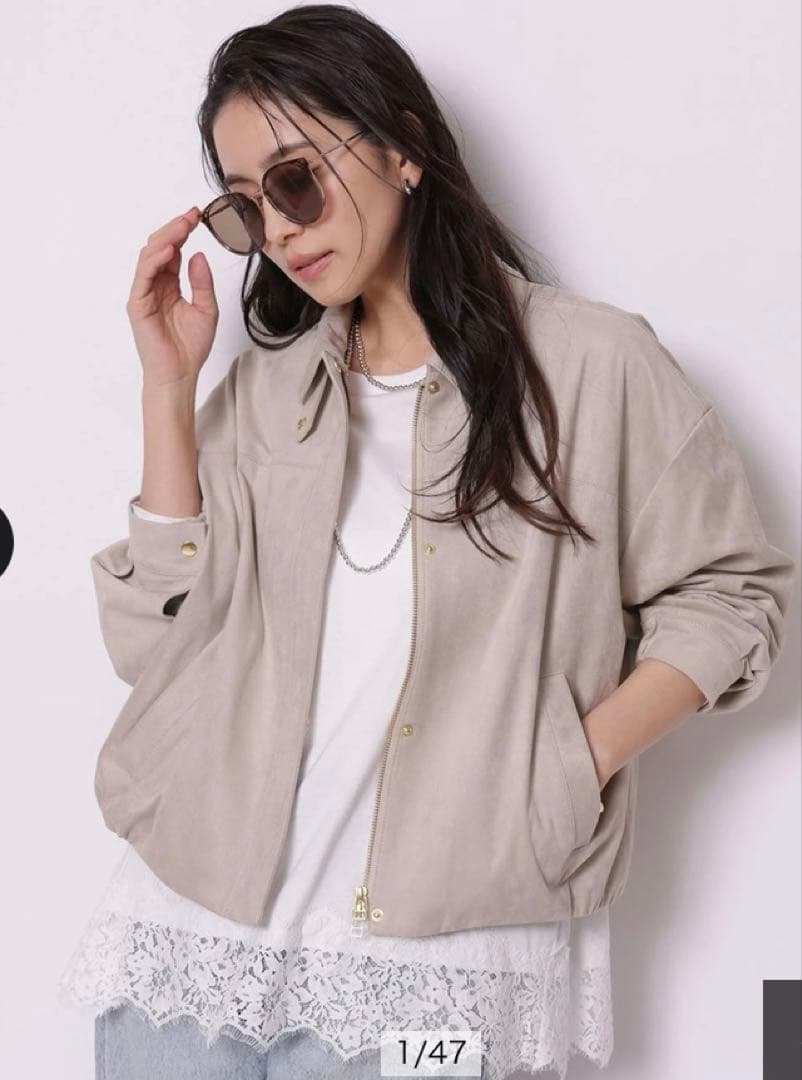 Arpege story 裾レースロンＴ