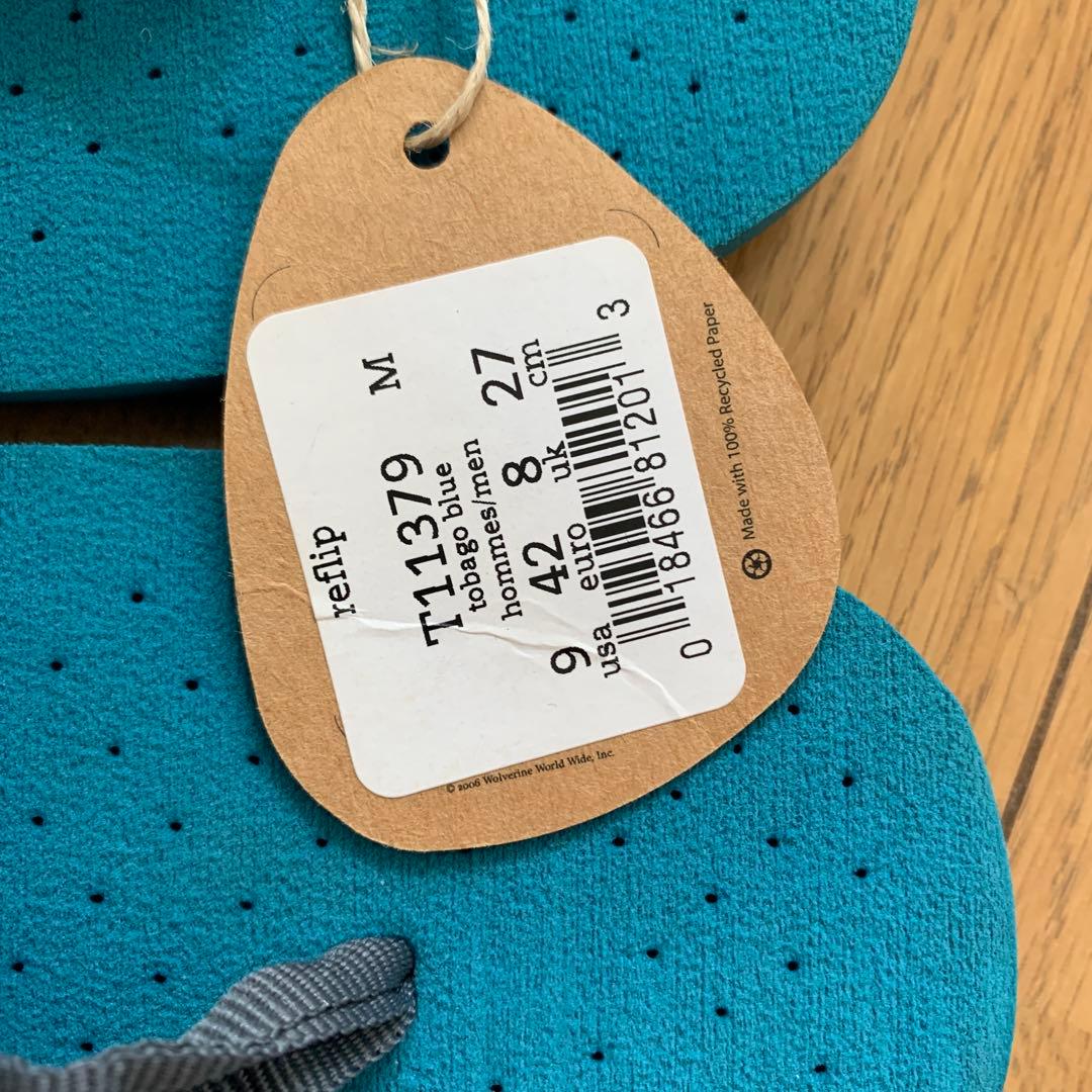 パタゴニア　ビーチサンダル　reflip ブルー系　US9 27cm 未使用