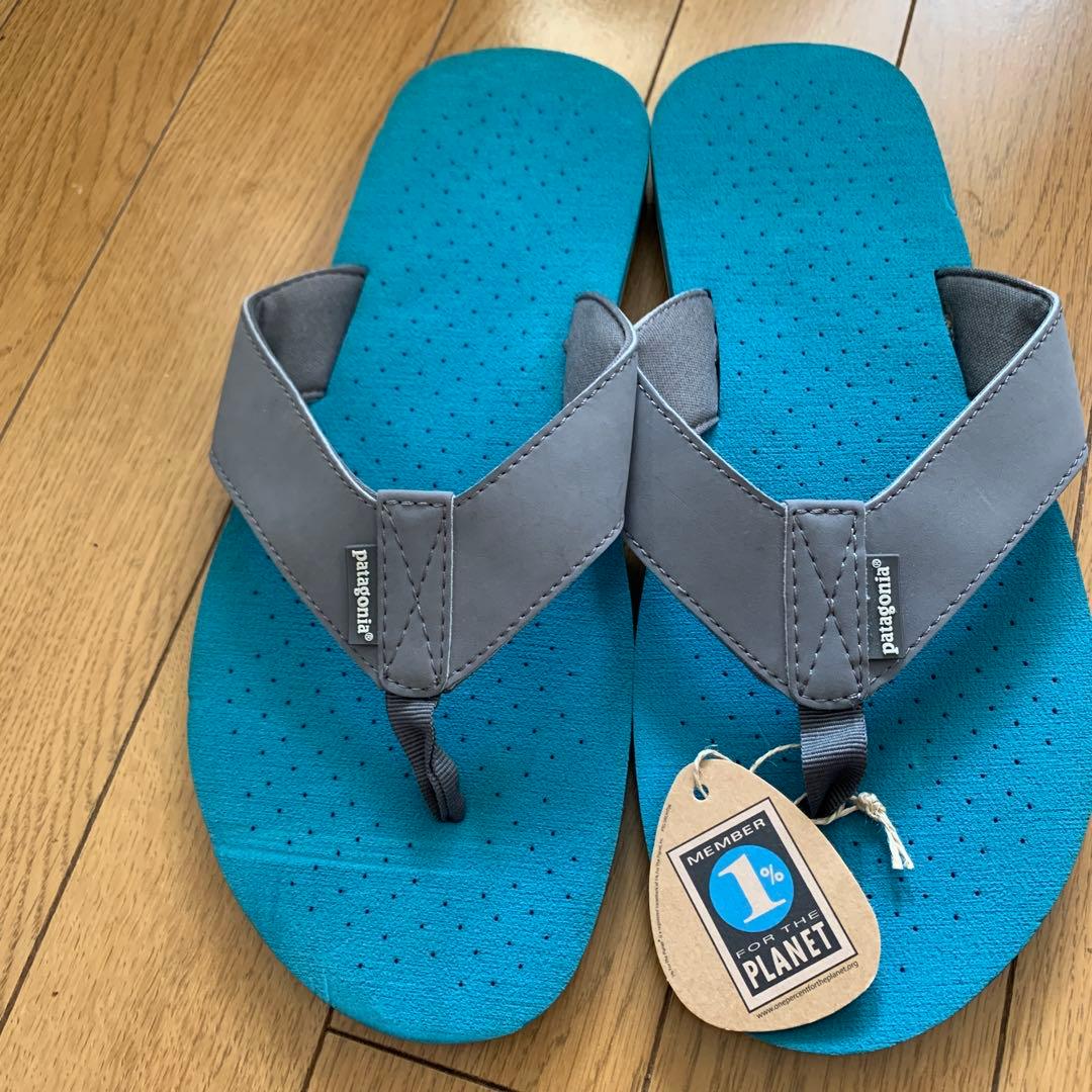 パタゴニア　ビーチサンダル　reflip ブルー系　US9 27cm 未使用