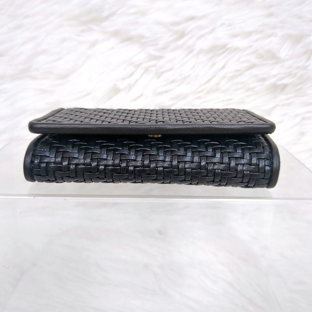 超希少　エルメネジルド・ゼニア　6連キーケース　イントレチャート　編み込みレザー