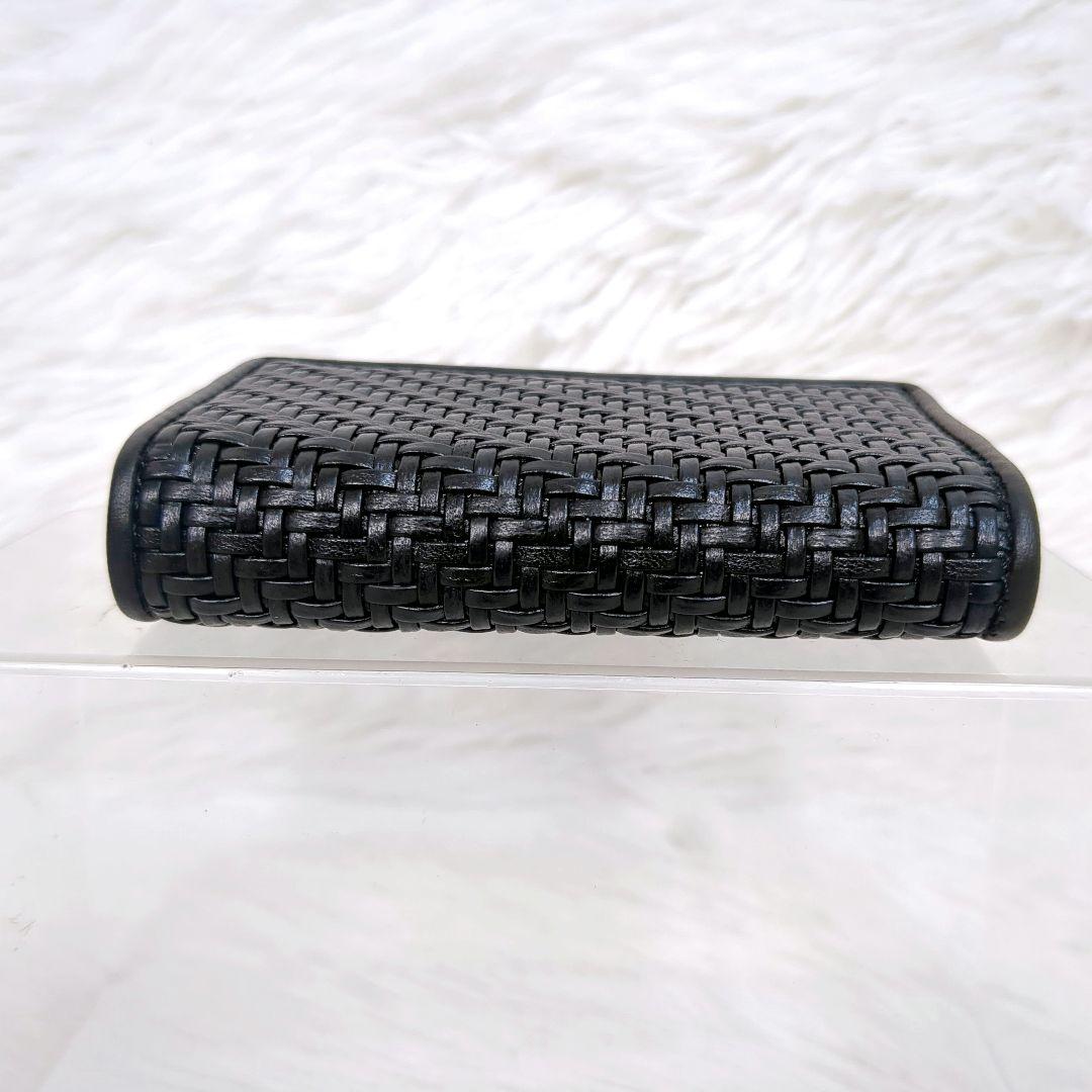 超希少　エルメネジルド・ゼニア　6連キーケース　イントレチャート　編み込みレザー