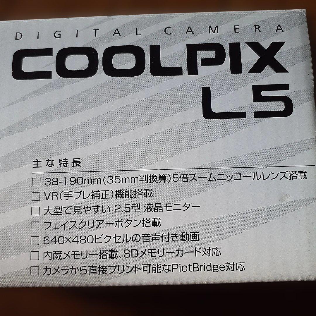 【新品】NikonCOOLPIX　L5　デジカメ