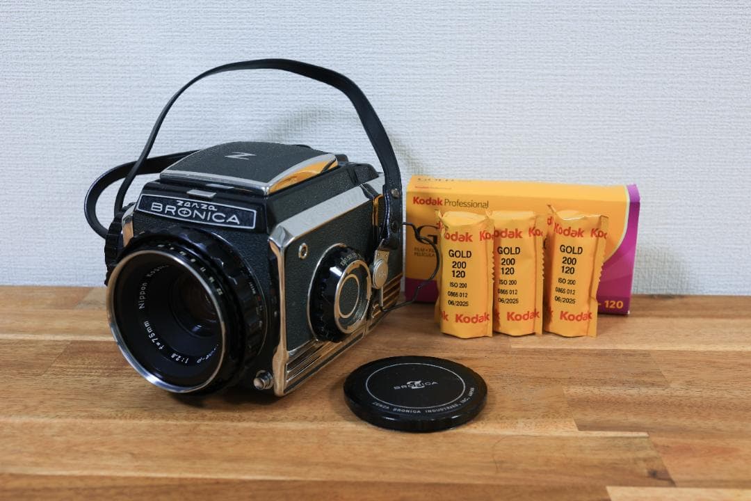 BRONICA S2　NIKKOR-P 75ｍｍ F2.8　おまけフィルム付き