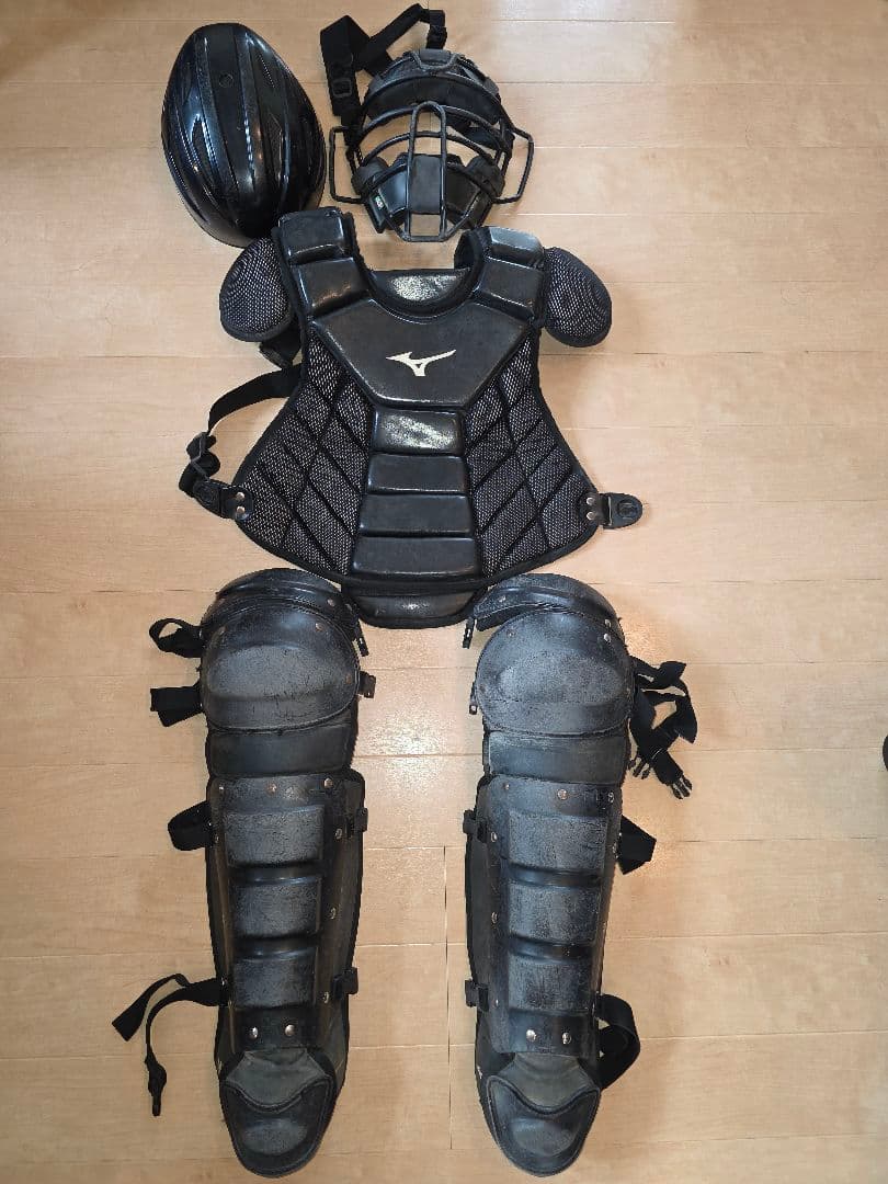 特価　最終値下げ　キャッチャー防具　ミズノフルセット　５点