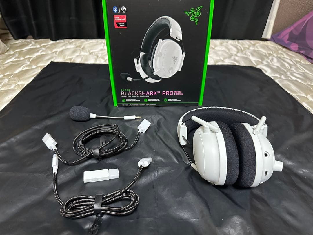 Razer BlackShark V2 Pro ホワイト アップグレードモデル