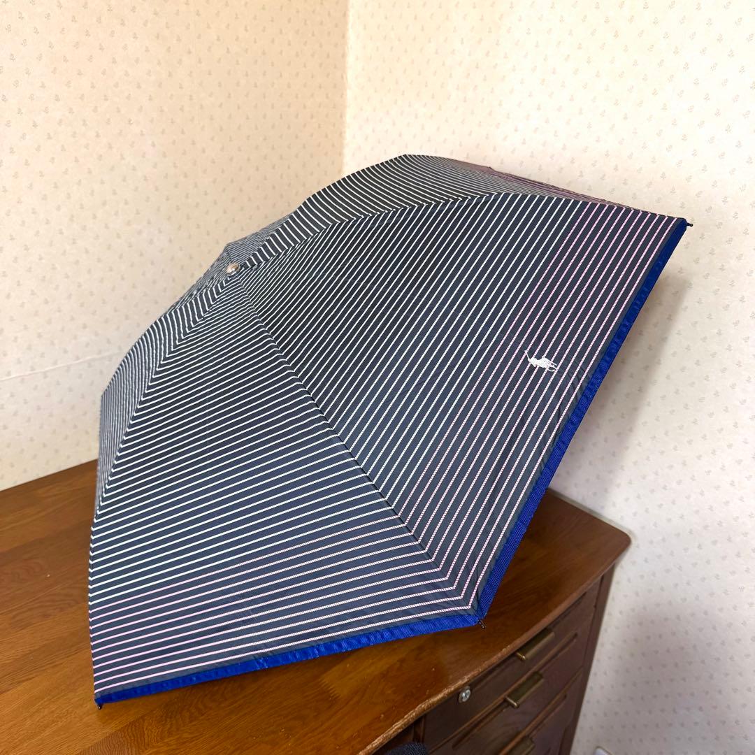 新品★ポロラルフローレン　晴雨兼用　折りたたみ　日傘　１級遮光　フワクール　軽量