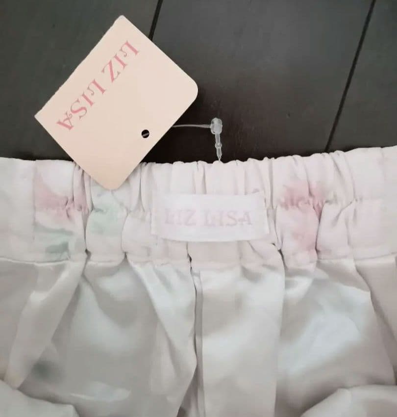 ※完売レア★LIZ LISA ローズ柄レースシフォン裾プリーツフレアパンツ
