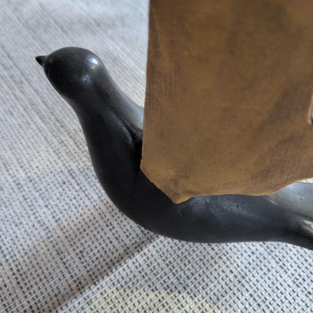 陶器製鳩のオブジェ