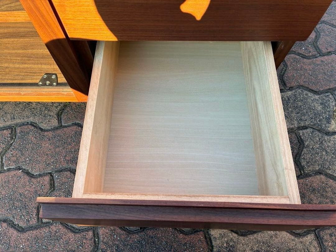 無印良品 木製ＡＶラック 幅90cm ウォールナット材突板