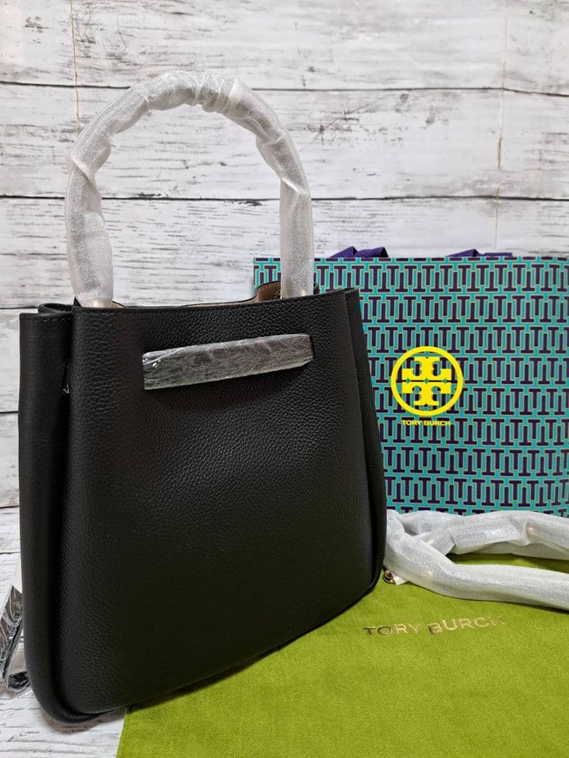 新品 Tory Burch ROMY BUCKET BAG トリーバーチ 黒