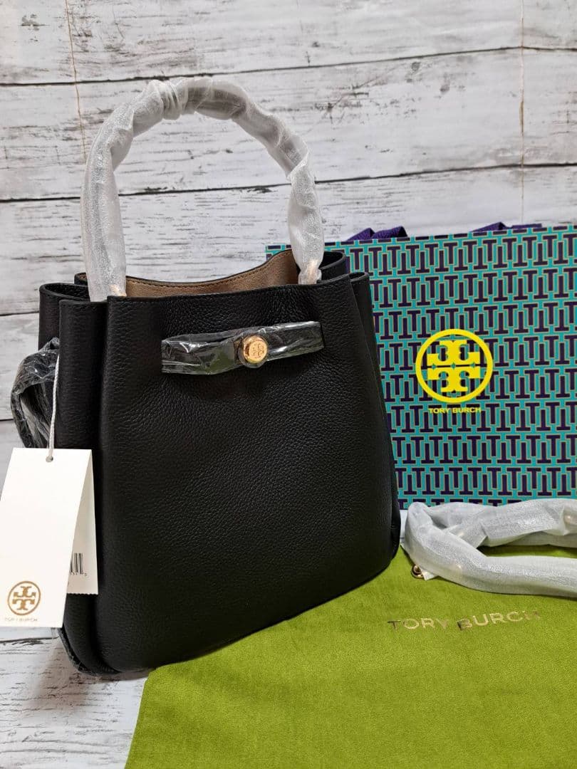 新品 Tory Burch ROMY BUCKET BAG トリーバーチ 黒