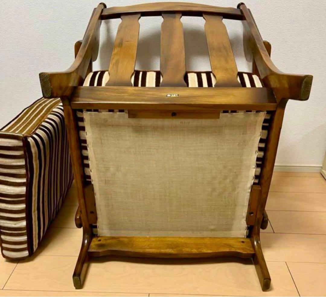 【カリモク】ヴィンテージ コロニアル 1人掛け ソファ レトロ オールドカリモク