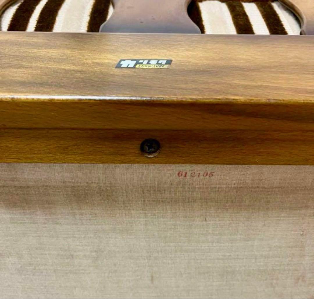 【カリモク】ヴィンテージ コロニアル 1人掛け ソファ レトロ オールドカリモク