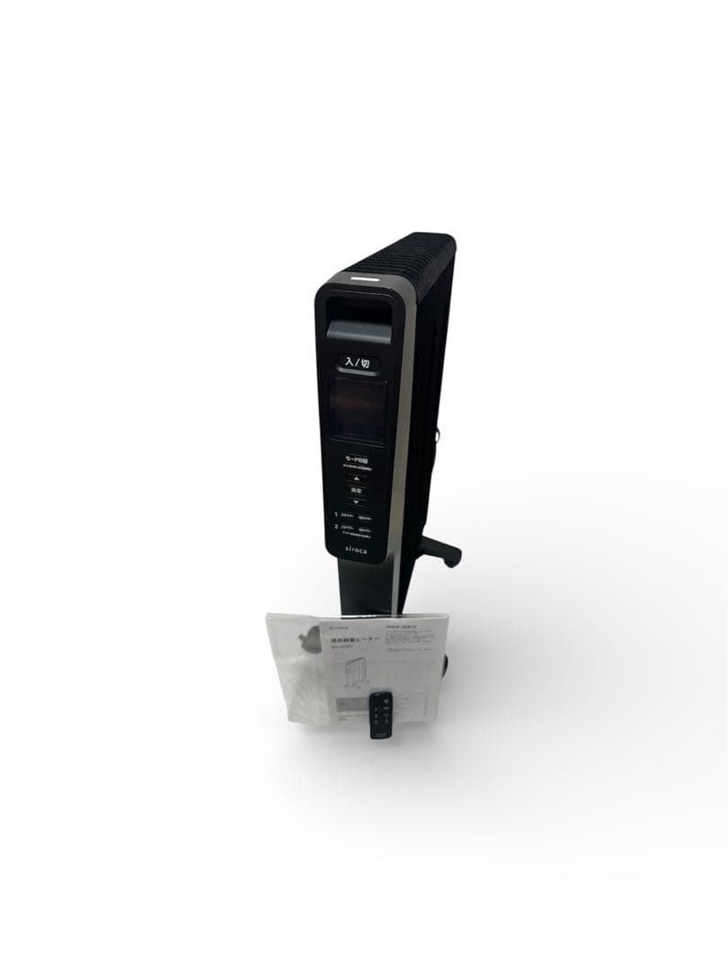 【美品】シロカ 遠赤外線ヒーター かるポカ SN-M351 黒 2023年製