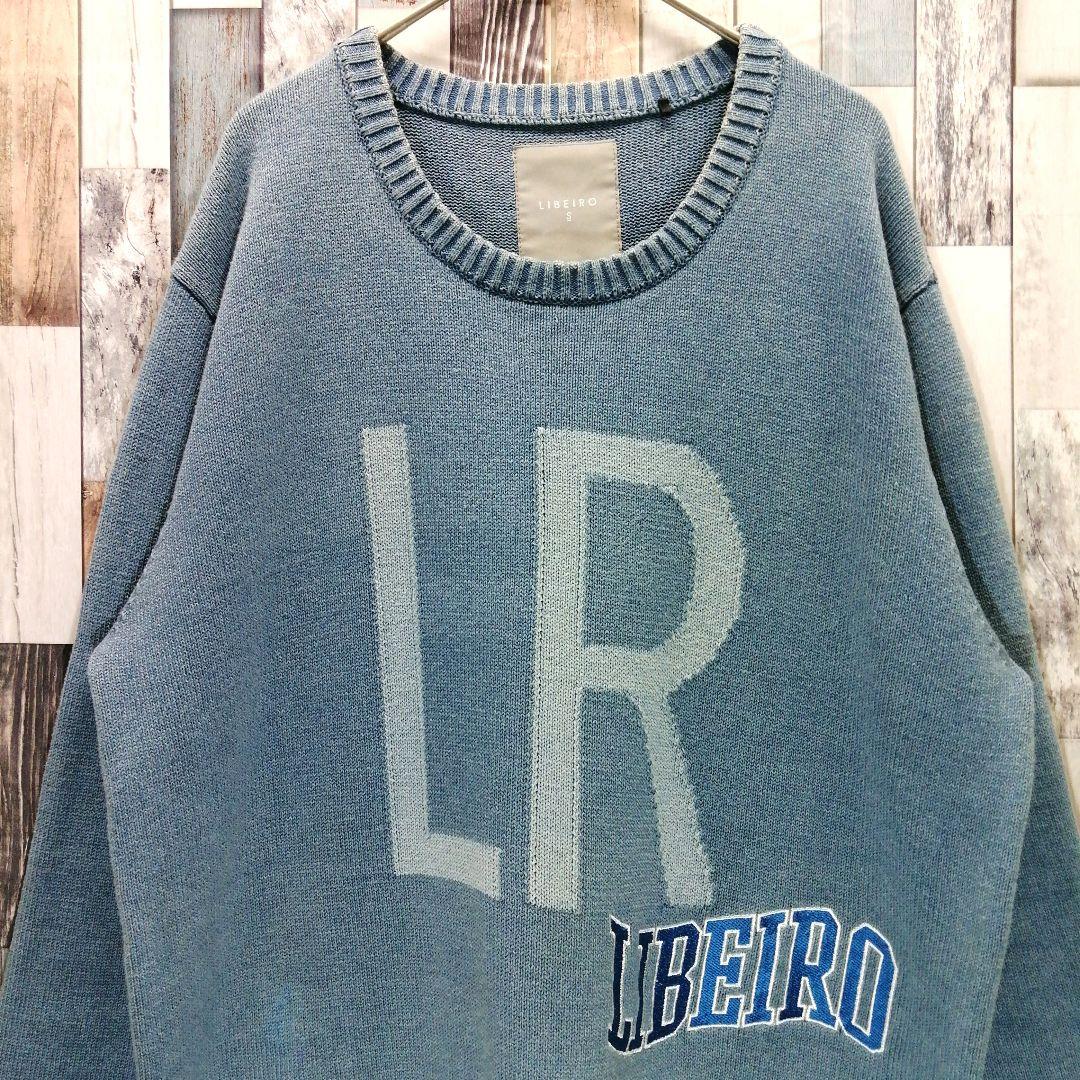 LIBEIRO　リベイロ　ニット　セーター　刺繍ロゴ