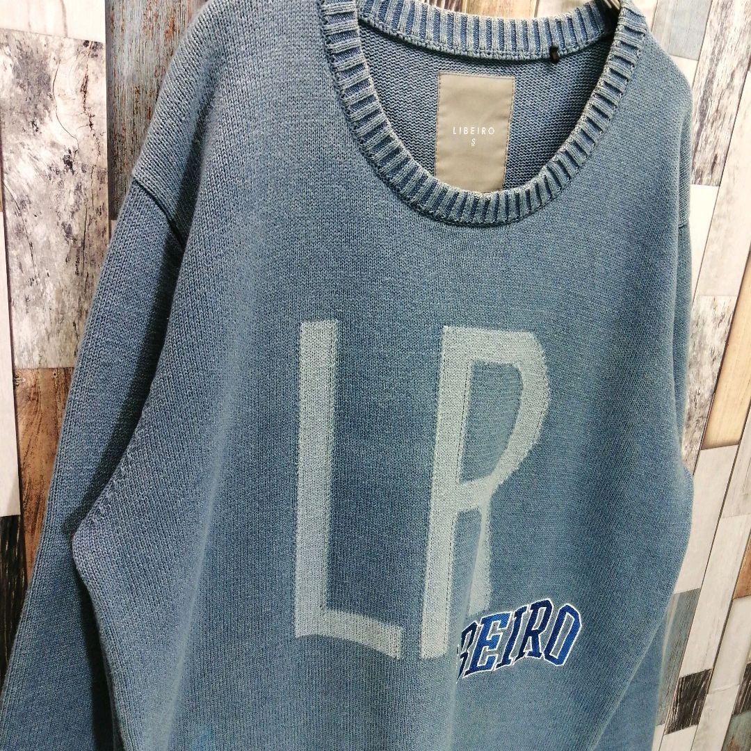 LIBEIRO　リベイロ　ニット　セーター　刺繍ロゴ