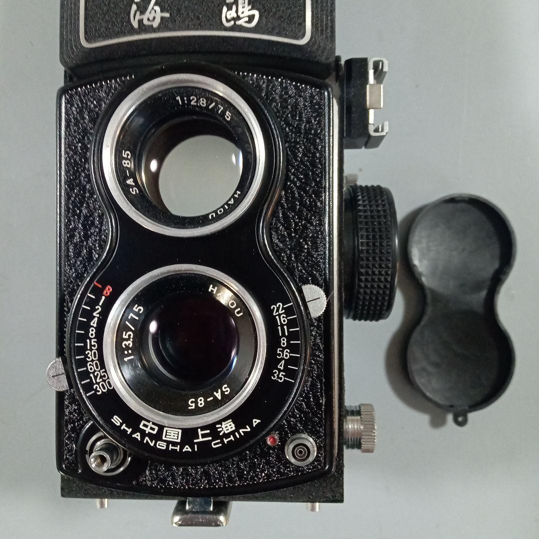 二眼レフカメラ 黒SEAGULL4B-1 海嶋