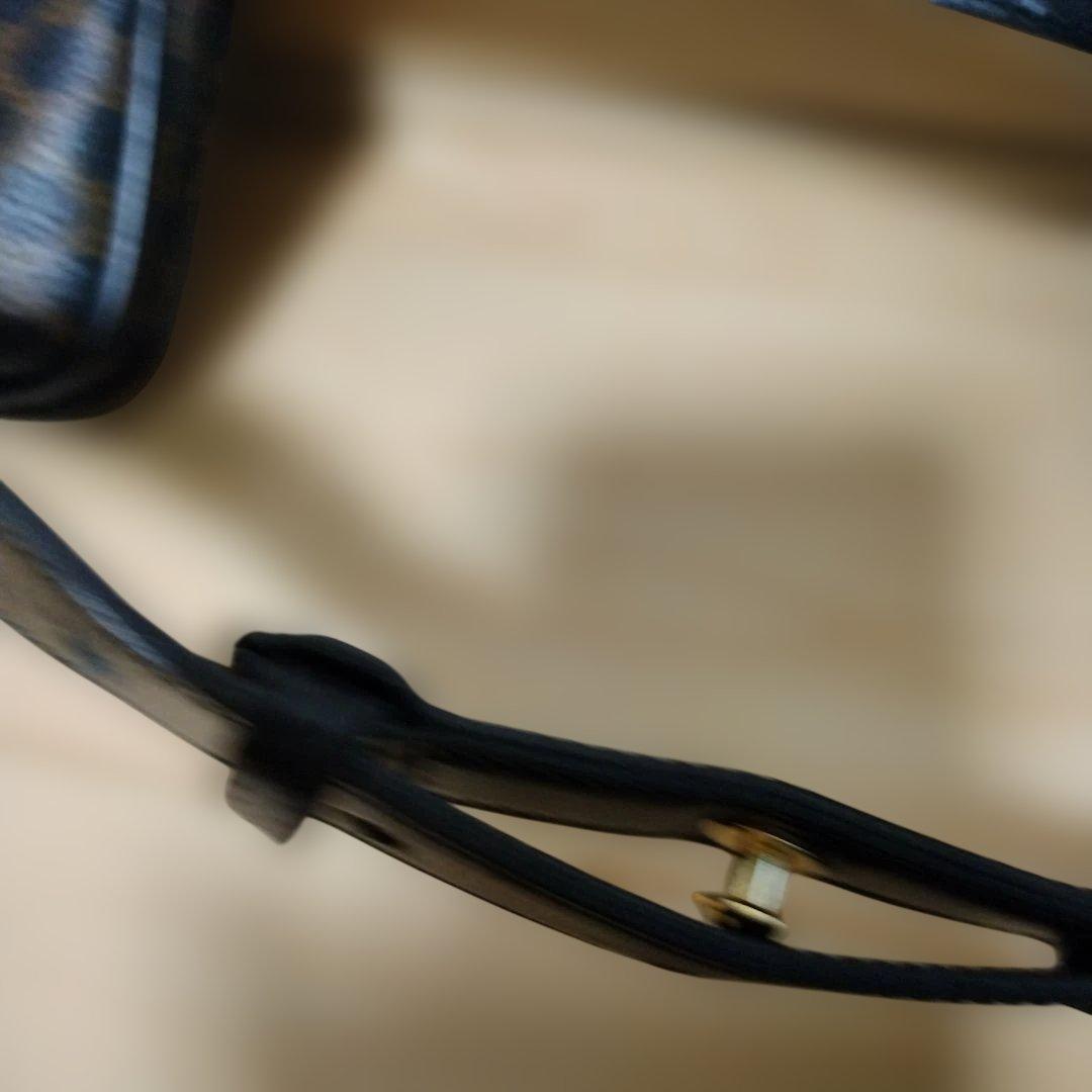 CELINEブラックドットパターンボディウエストバッグ