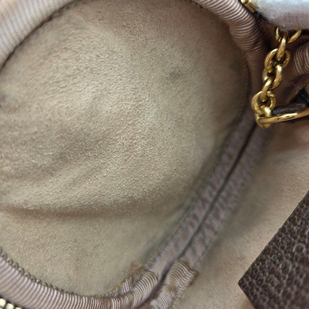 【極美品】GUCCI グッチ ケース 小銭入れ 財布 シェリーライン 丸型