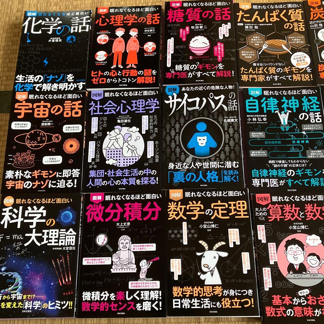 合計約33000円　日本文芸社眠れなくなるほど面白い　図解シリーズ36巻セット