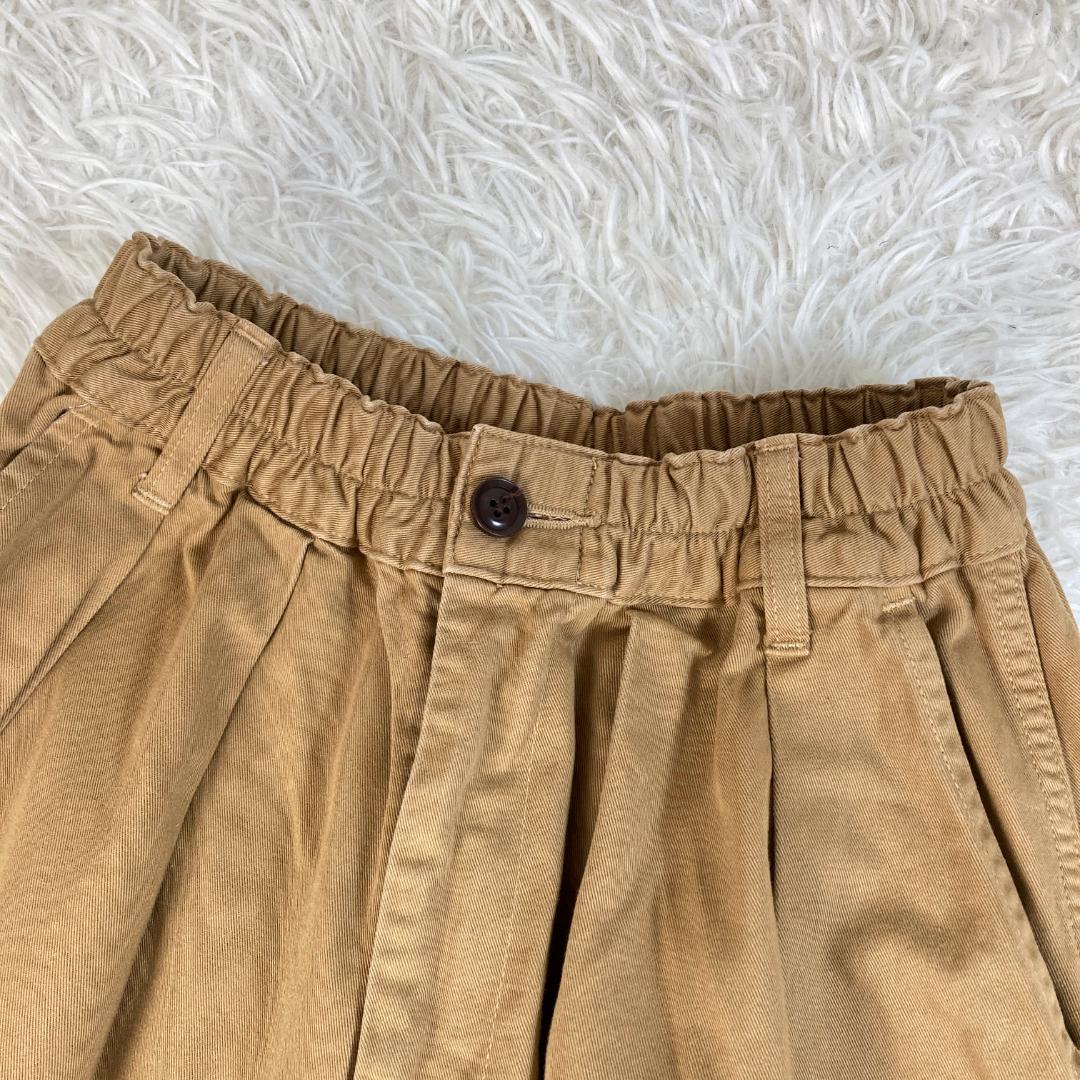 HARVESTY　ハーベスティ　サーカスパンツ　カーキベージュ　サイズ1