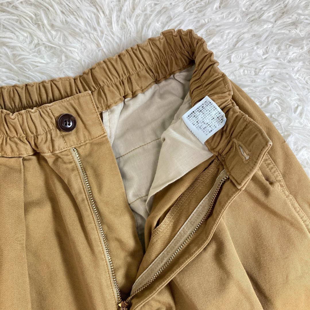 HARVESTY　ハーベスティ　サーカスパンツ　カーキベージュ　サイズ1