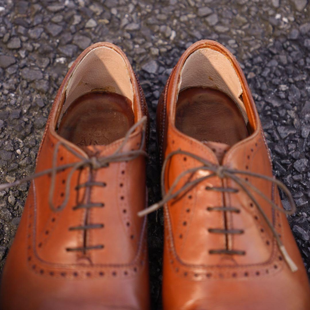 ⭐︎格安出品⭐︎ Alden 911 キャップトゥセミブローグ US8D