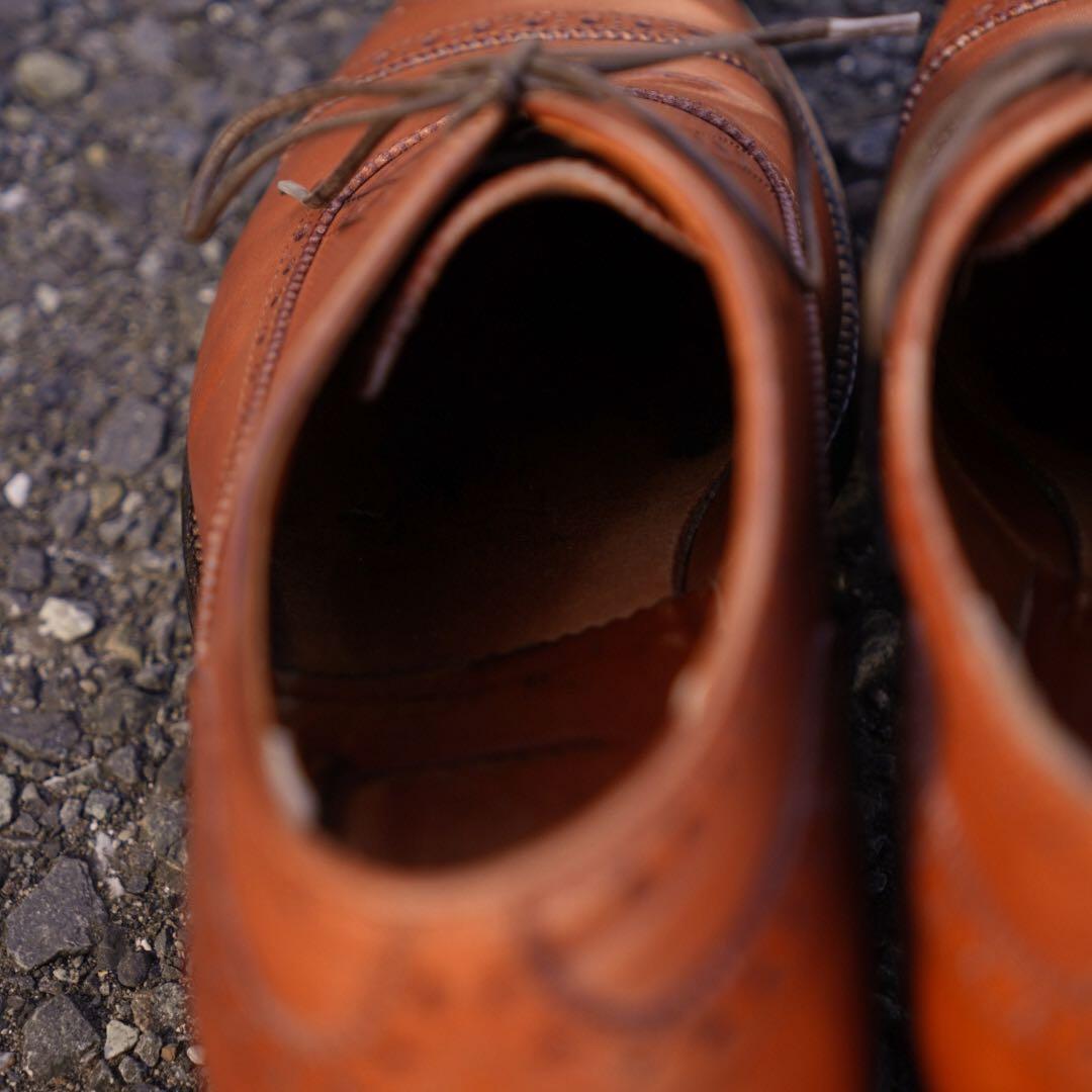 ⭐︎格安出品⭐︎ Alden 911 キャップトゥセミブローグ US8D