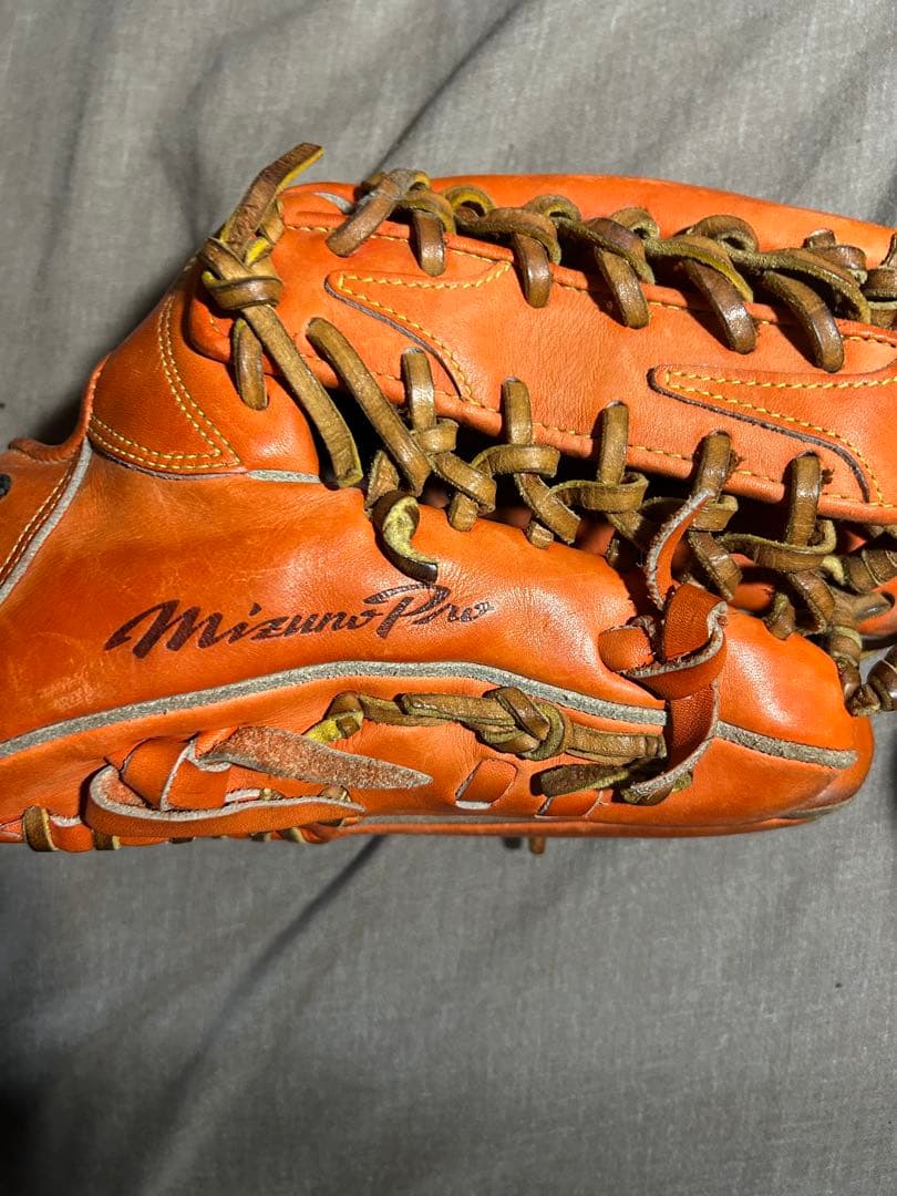 Mizuno Pro グローブ オレンジ