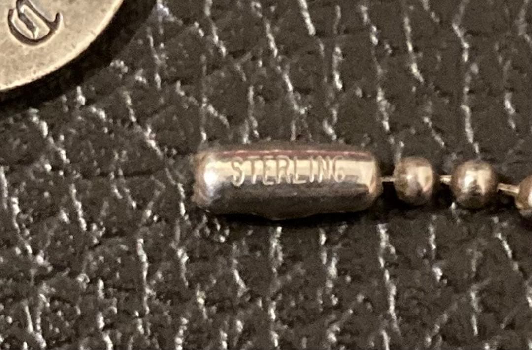 クロムハーツ レイズドドッグタグ NYC限定チャーム シルバーネックレス