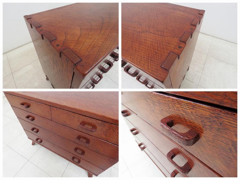 桧 無垢材 チェスト タンス 抽斗検矢澤金太郎ジョージナカシマ家具蔵BC工房