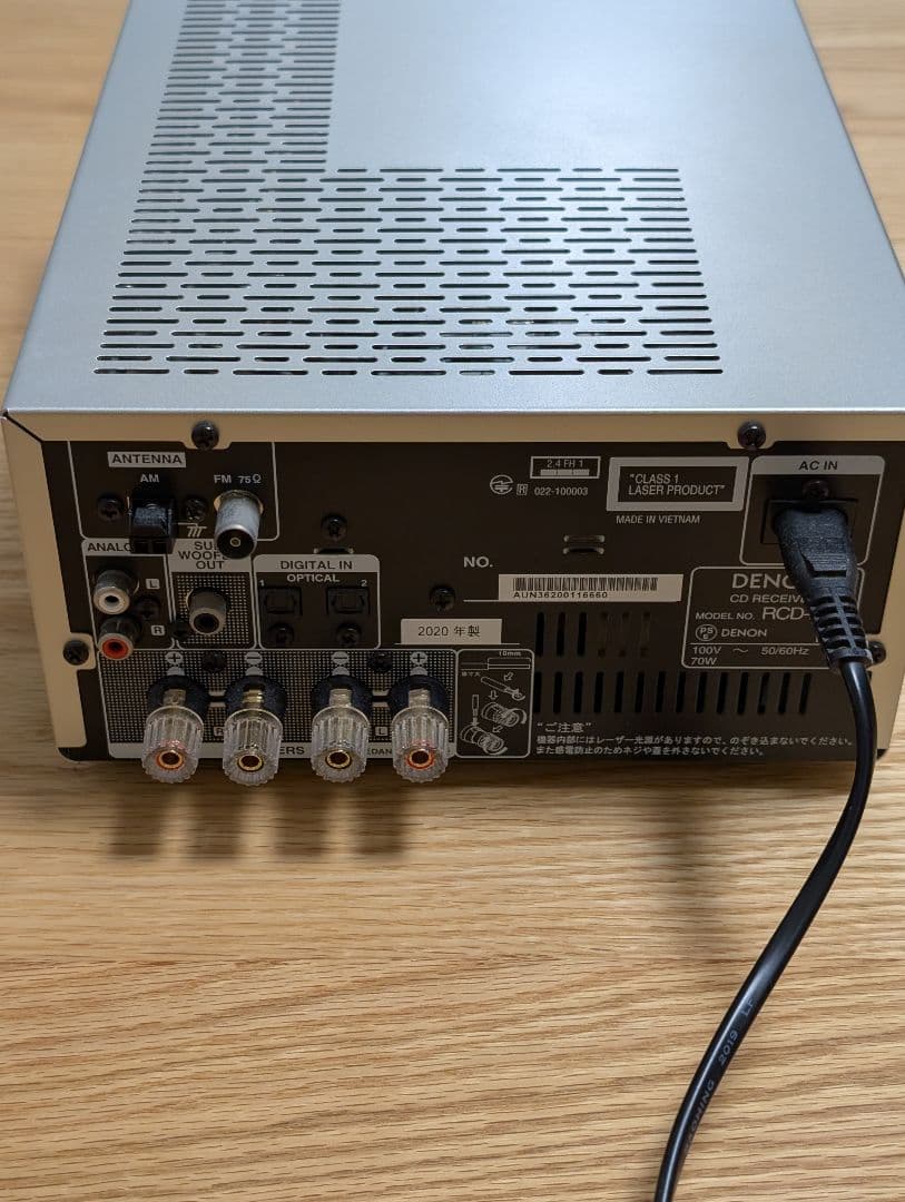 DENON CDレシーバー MCD-M41 2020年製 ジャンク