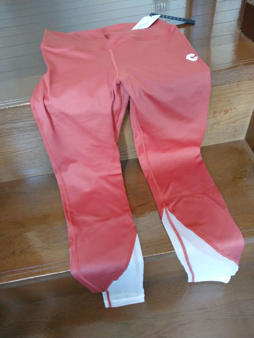 (プロフ必読)sallyクロノス ヒップアップレギンスMテラコッタ色