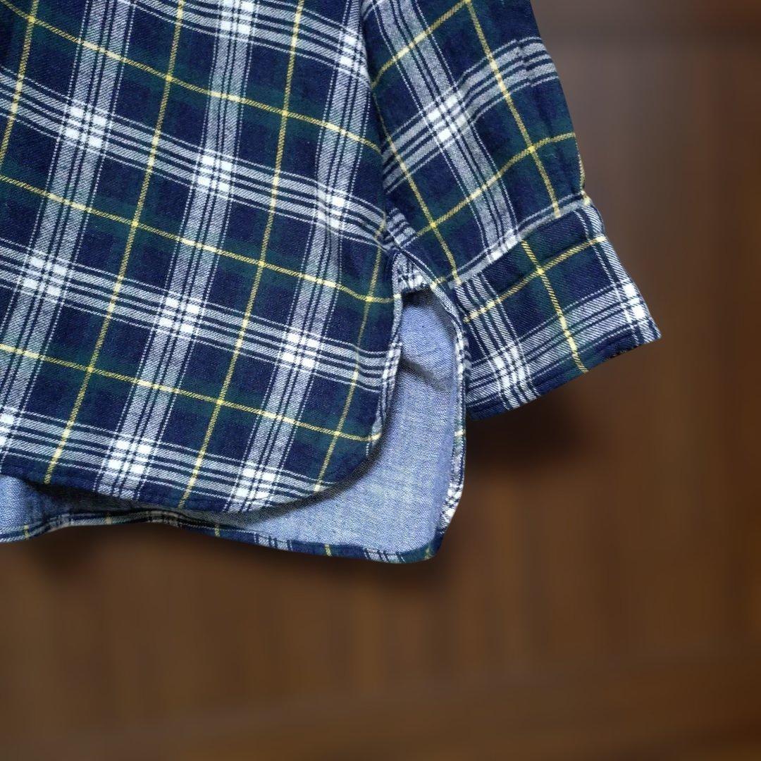 45R 二重織りのビッグシャツ