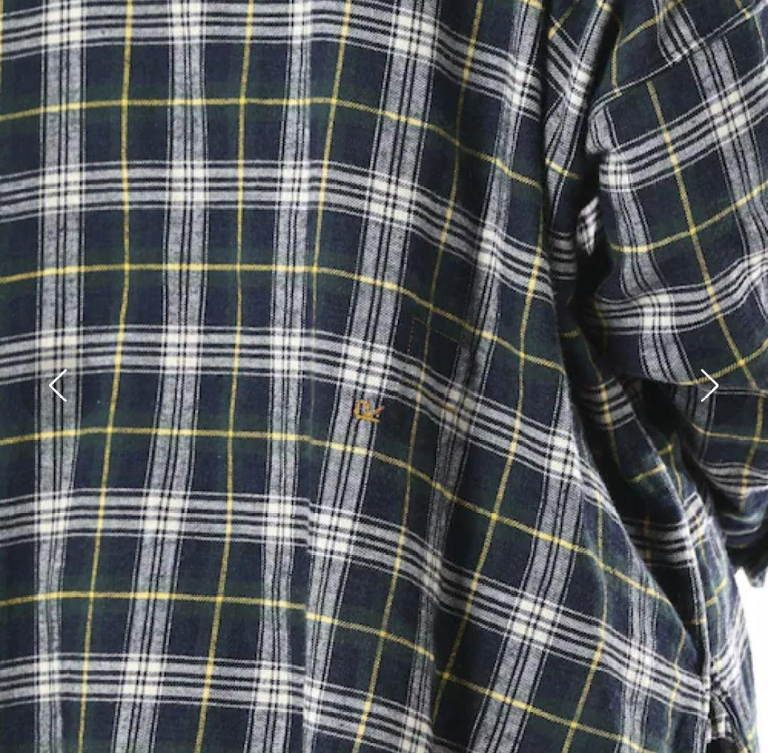 45R 二重織りのビッグシャツ