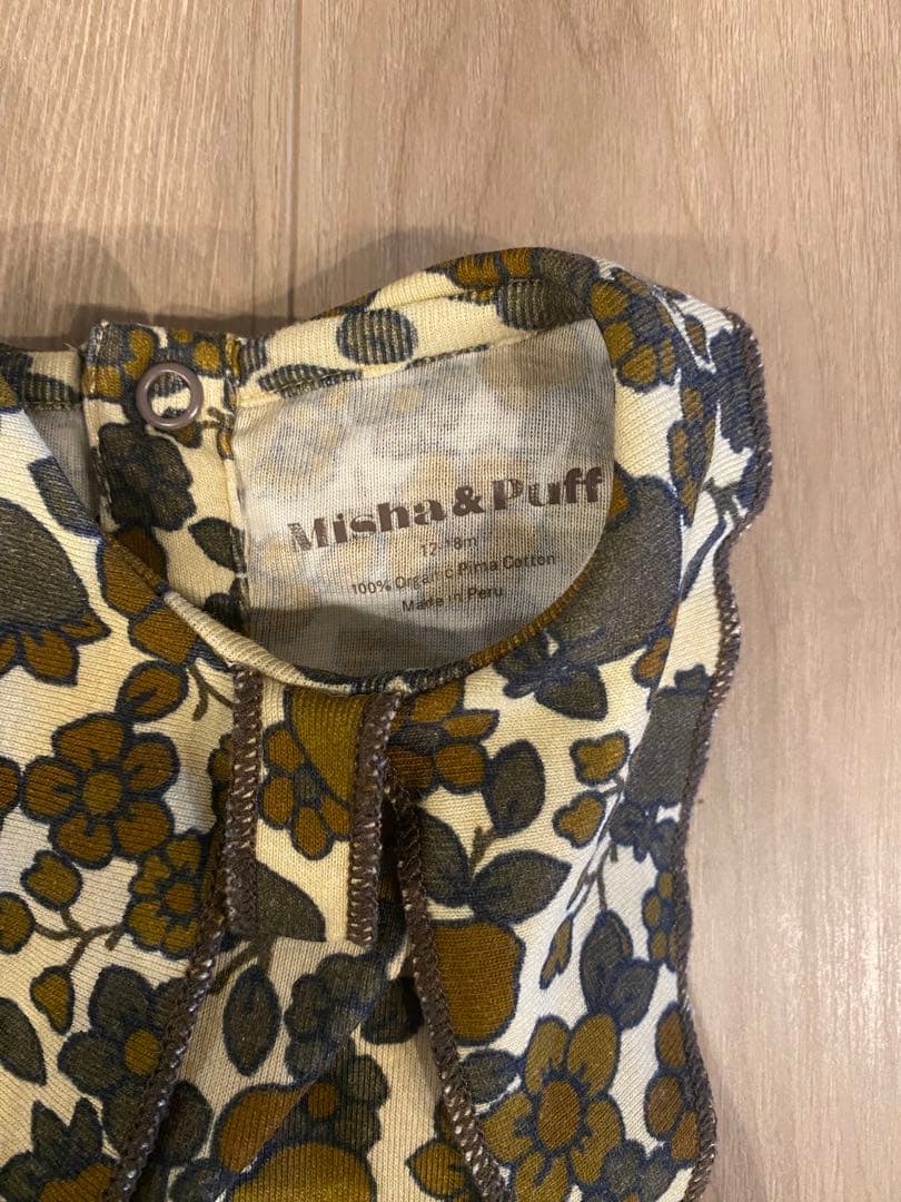 【美品】misha and puff mamaowl スカウトロンパース