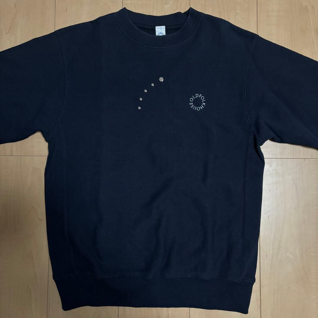 OLD FOLK HOUSE ネイビー スウェット サイズ1