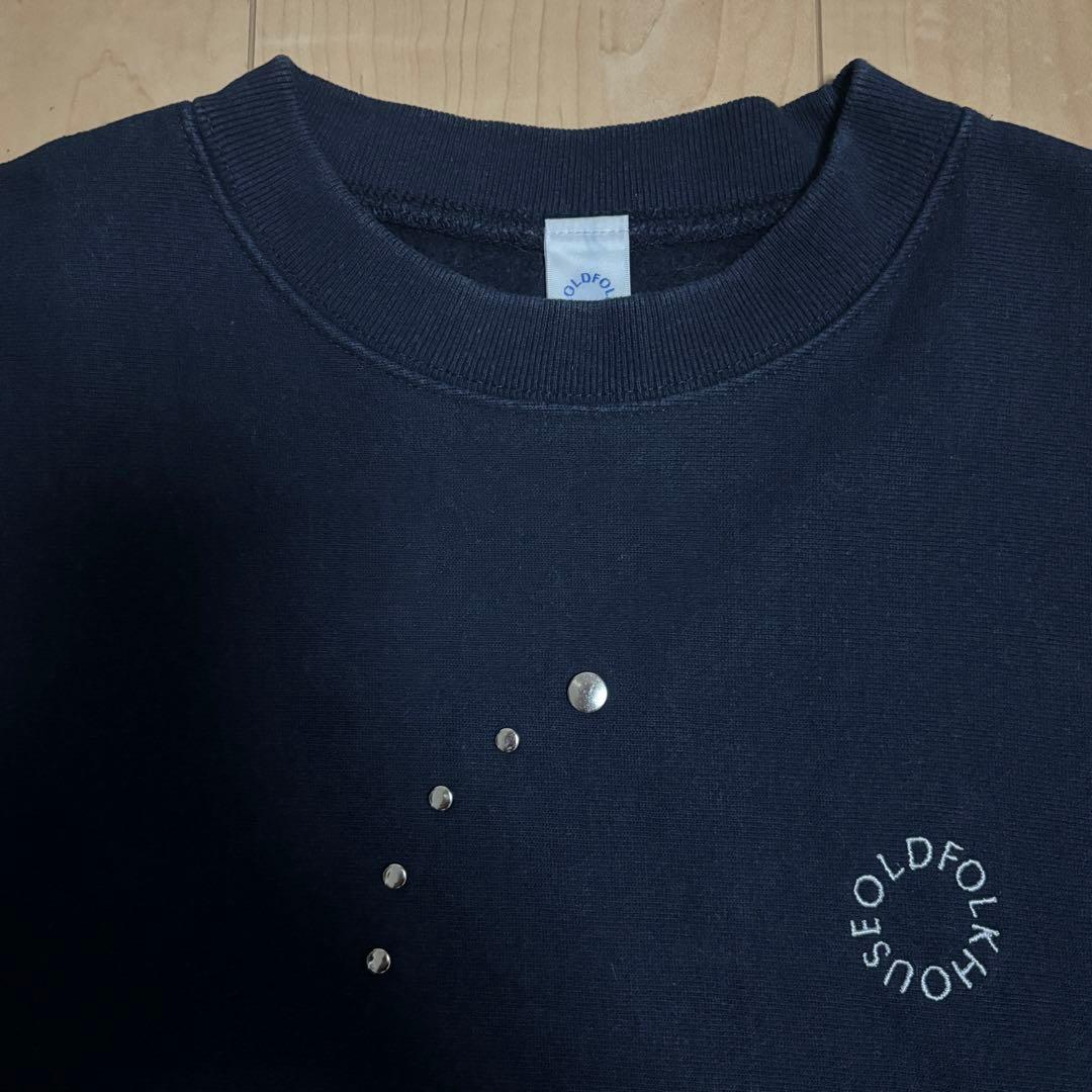 OLD FOLK HOUSE ネイビー スウェット サイズ1