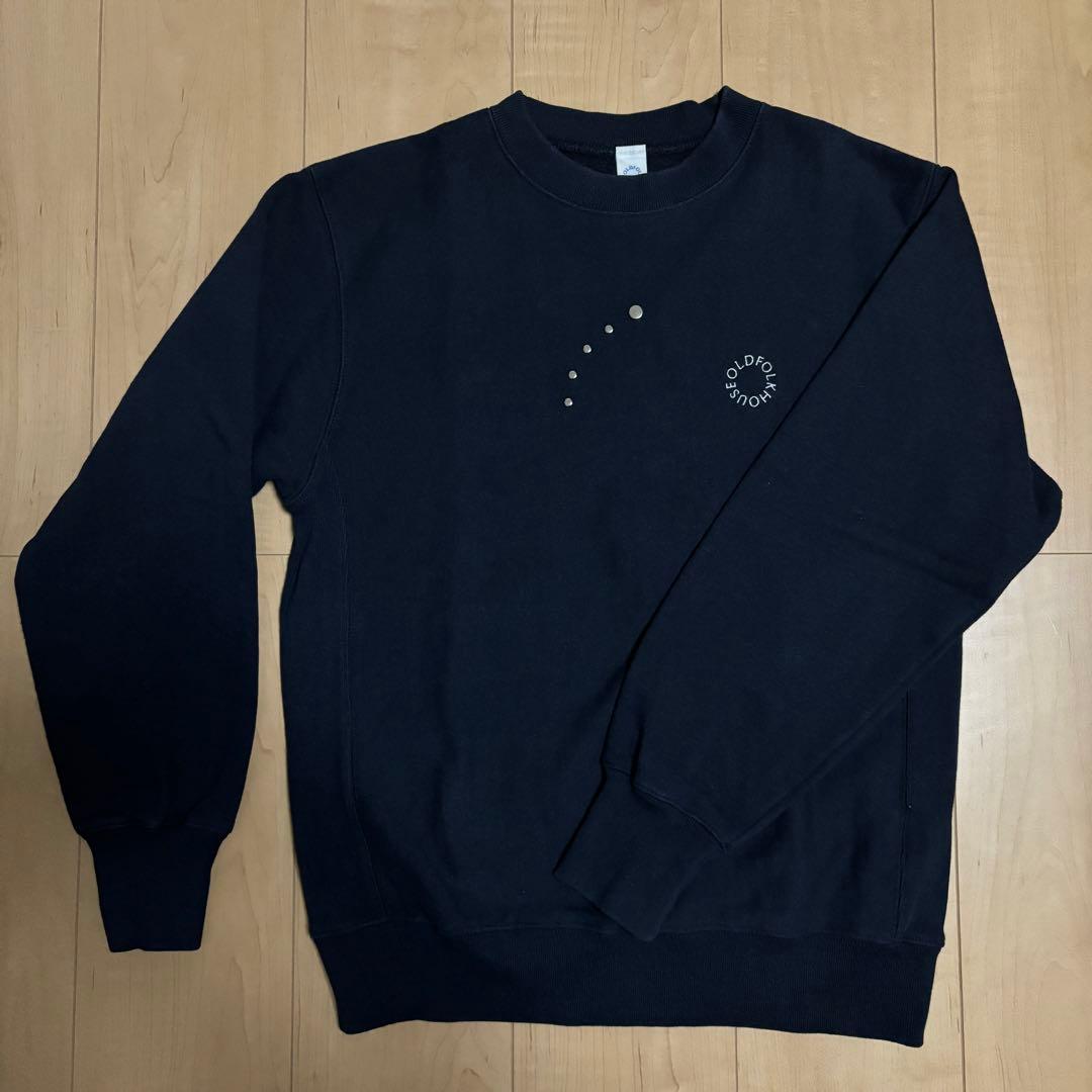OLD FOLK HOUSE ネイビー スウェット サイズ1