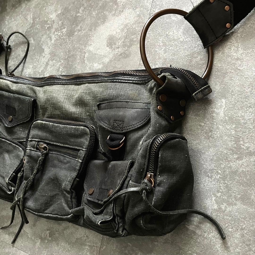 バッグ 90s00s diesel multi-pocket shoulder bag