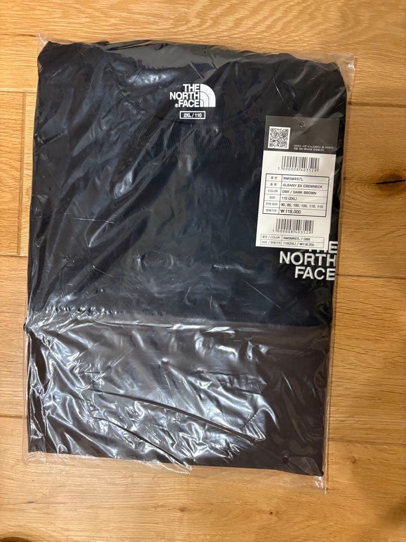 ノースフェイス　ALBANY CREWNECK クルーネック　XXL ブラウン