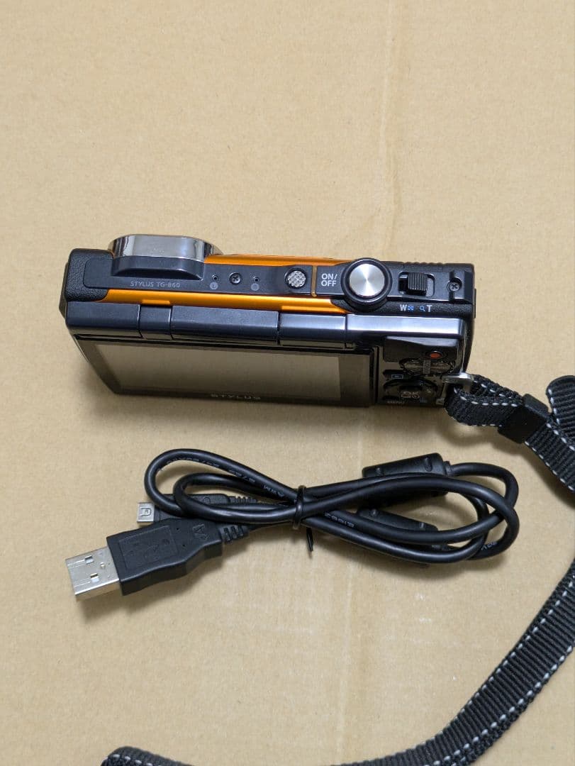 故障ジャンク品 オリンパス TG-860 Tough デジタルカメラ 防水