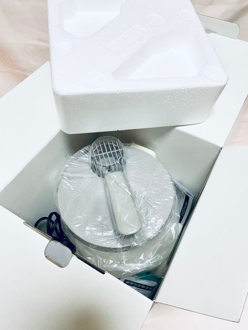 ドウシシャ ミストワン600ml/hスチーム式加湿器 タイマー式