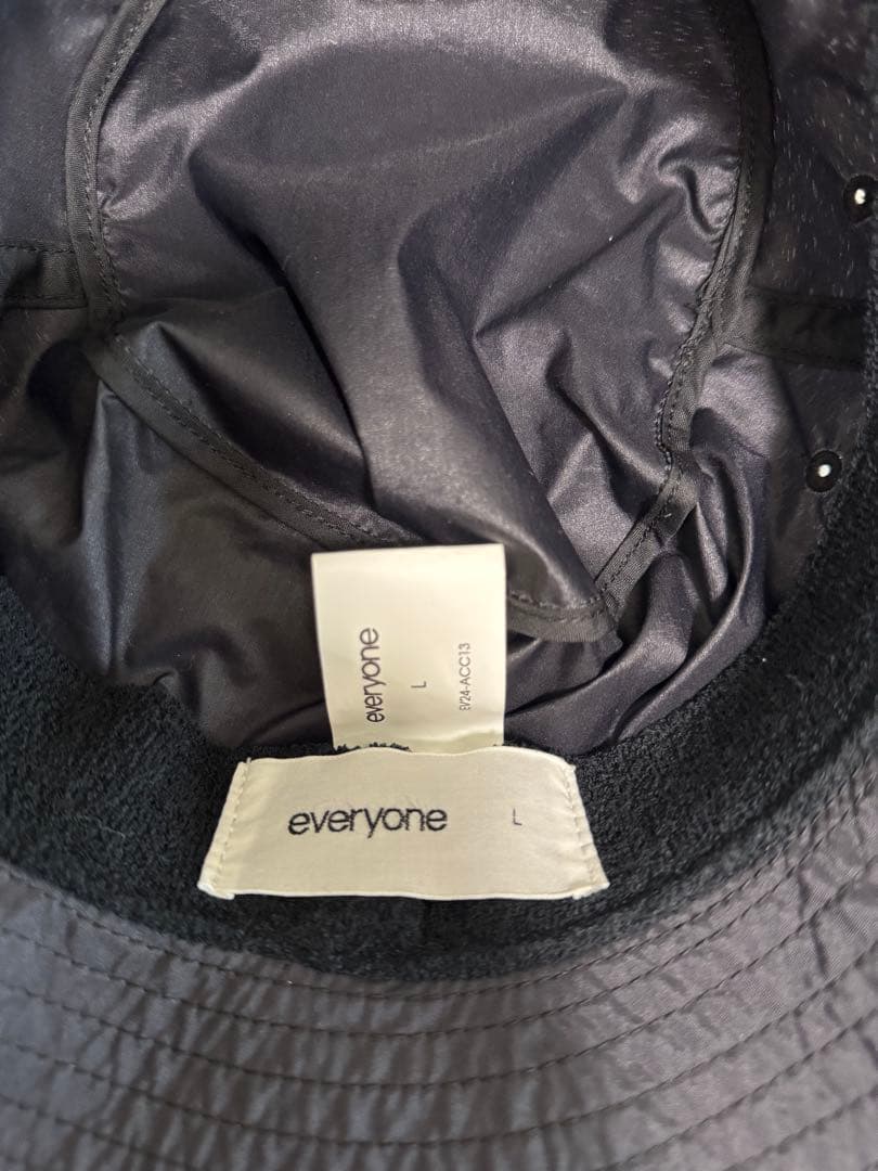 everyone epic nylon bucket hat（ブラック）Lサイズ