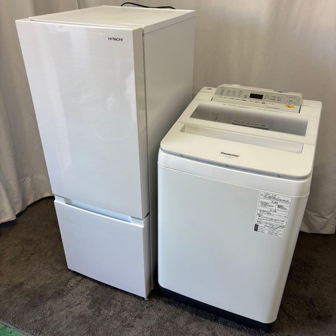 60　冷蔵庫　洗濯機　8キロ　パナソニック　日立　家電セット　設置無料　安い‼️
