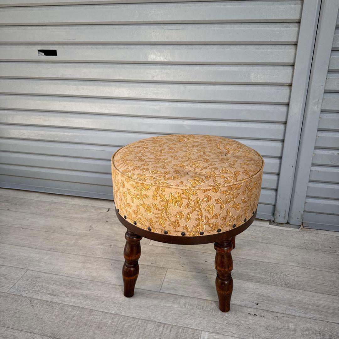 三越家具 ブルージュ オーク材 スツール 英国カントリー 椅子