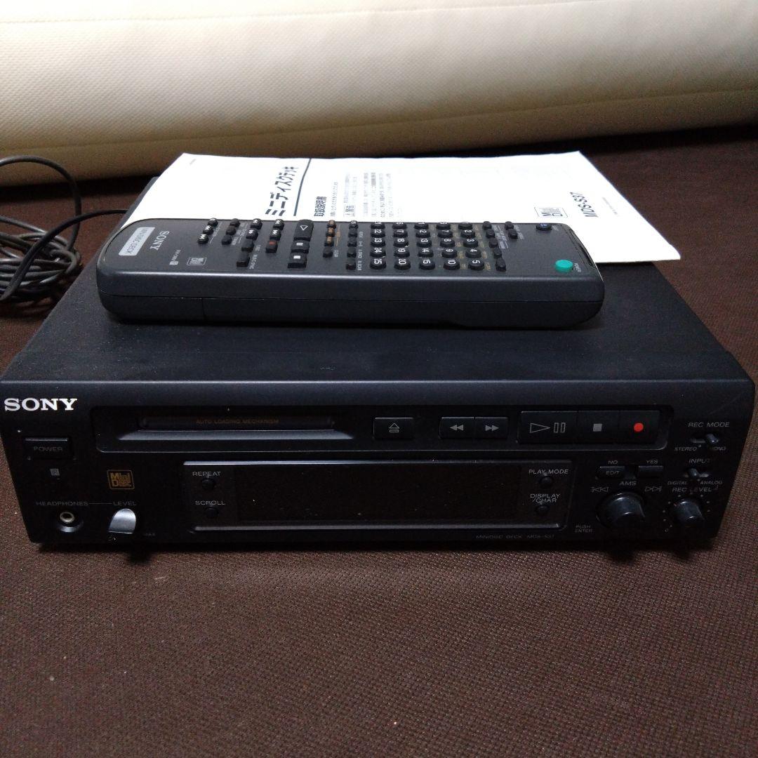 美品SONY MDデッキ MDS-S37