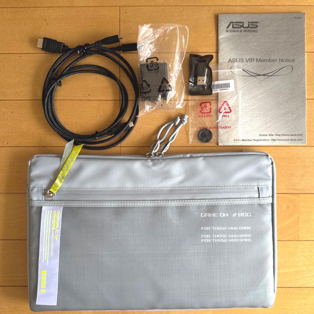 ASUS ゲーミングモバイルモニター ROG Strix XG16AHPE-W